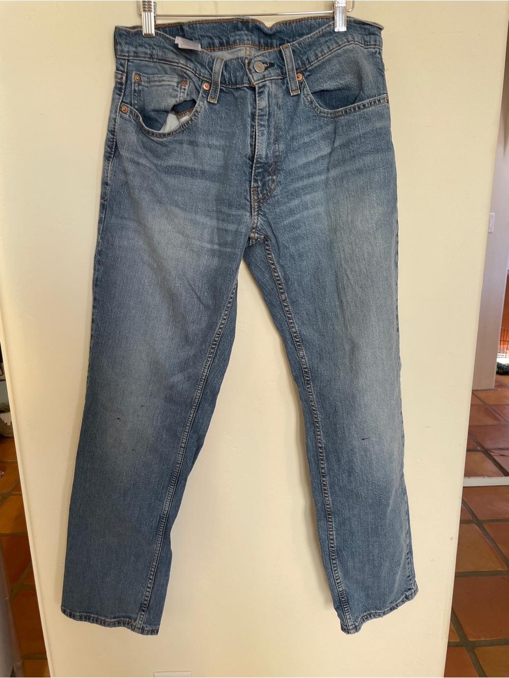 Levi’s 559 Relaxed Straight Fit Light Blue Denim Jeans